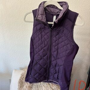 Lululemon Athletica Deep Purple Quilted Vest